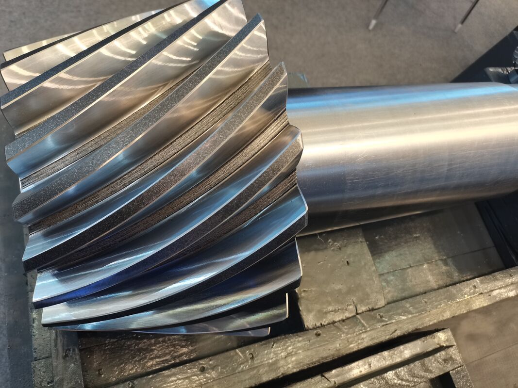 Ruida High Precision Customizable Spiral Bevel Gear for Crusher Machine with Large Diameter (50mm-2300mm) ماشین های خرد کننده با قطر بزرگ (50mm-2300mm)